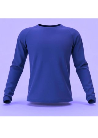 Camiseta manga larga roja.