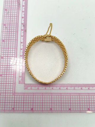 Pulsera Oro 18kt malla semi rigida