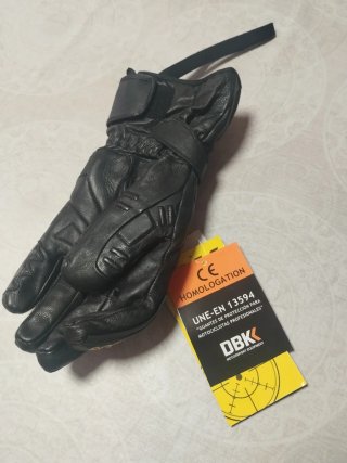Guantes Moto DBK High Visibility Negros