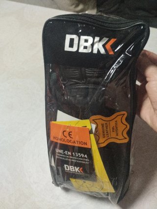 Guantes Moto DBK High Visibility Negros
