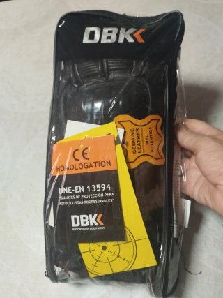 Guantes Moto DBK High Visibility Negros