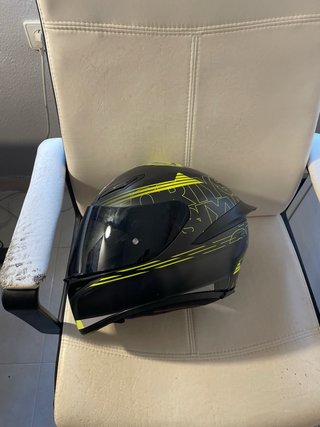Casco Agv K1 Negro y Amarillo
