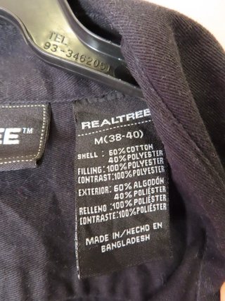 Camisa militar Realtree negra y camuflaje
