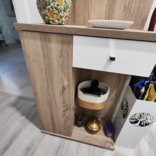 Mueble recibidor con espejo