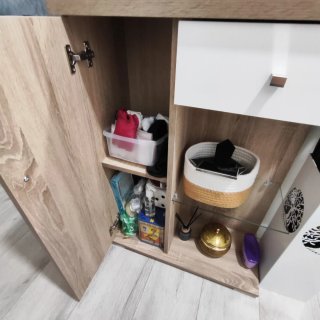 Mueble recibidor con espejo