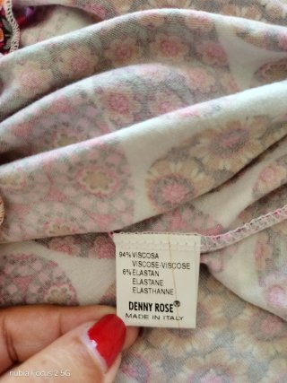 Denny Rose T-shirt Tg S Cuore Fantasia