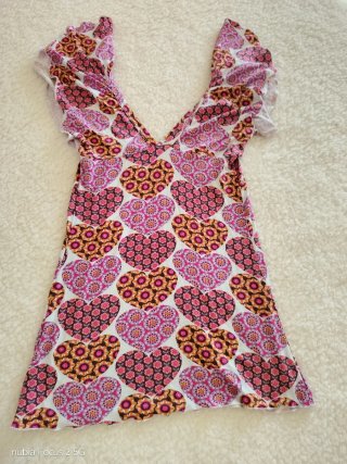 Denny Rose T-shirt Tg S Cuore Fantasia