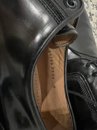 George’s Zapatos Cordones artesanales negros T.42