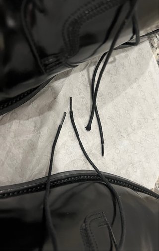 George’s Zapatos Cordones artesanales negros T.42