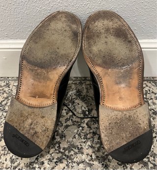 George’s Zapatos Cordones artesanales negros T.42