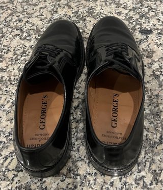 George’s Zapatos Cordones artesanales negros T.42