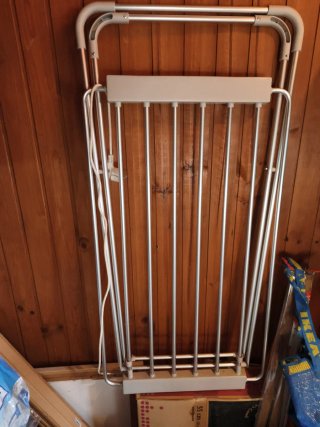 Tendedero eléctrico plegable