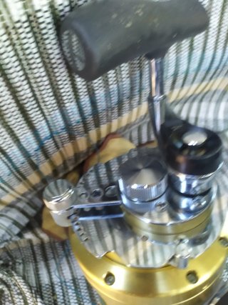 Carrete de currican Tiagra shimano 50 w  y caña