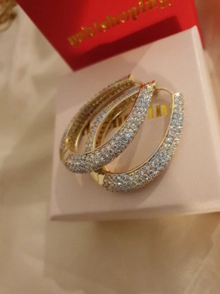 Pendientes Aro Bañados en Oro 18k Nuevos