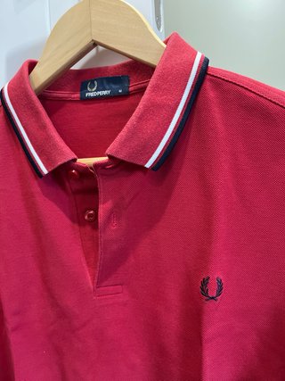 Polo Fred Perry Rojo Talla M