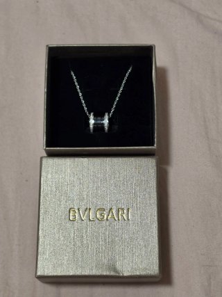 Colgante Bvlgari Save The Children Negro/Plateado