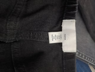 Pantalones premamá negros