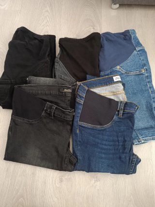 Pantalones premamá negros