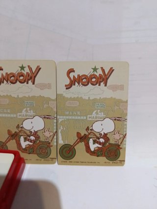 Baraja de cartas Snoopy