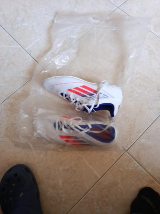 Zapatillas Adidas Fútbol Sala Talla 41 Blancas