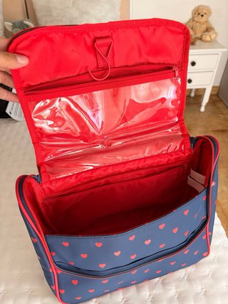 Neceser Mickey Mouse Grande Rojo y Azul