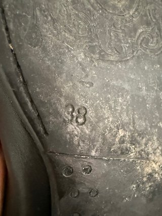 Botas altas cuero negro y marrón