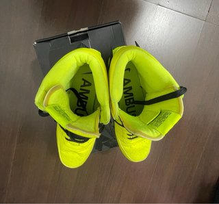 Scarpe Nike x Ambush Giallo Fluo