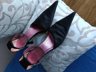 Zapatos de tacón negros para fiesta