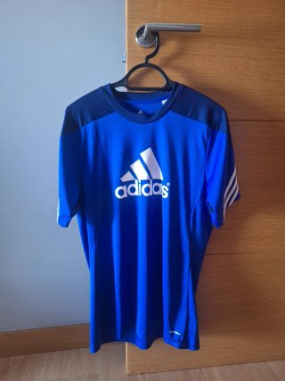 Camiseta Adidas Climalite Talla M Azul