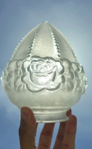 Juego  tulipas vintage cristal