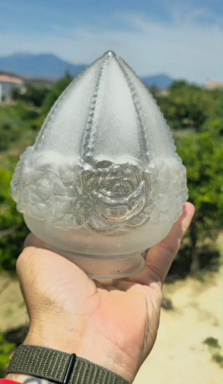 Juego  tulipas vintage cristal