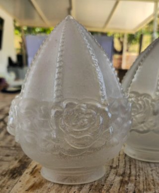 Juego  tulipas vintage cristal