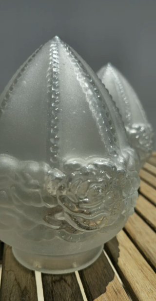 Juego  tulipas vintage cristal
