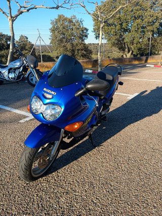 Suzuki GSX Azul Sportbike