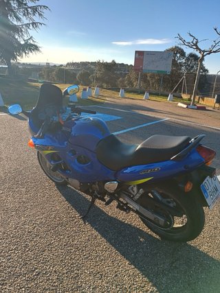 Suzuki GSX Azul Sportbike