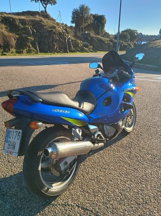 Suzuki GSX Azul Sportbike