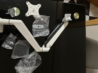 Brazo Soporte Monitor PC Blanco