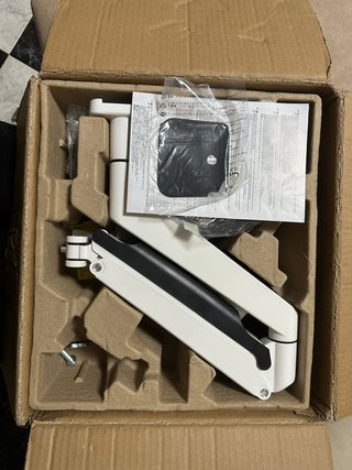 Brazo Soporte Monitor PC Blanco