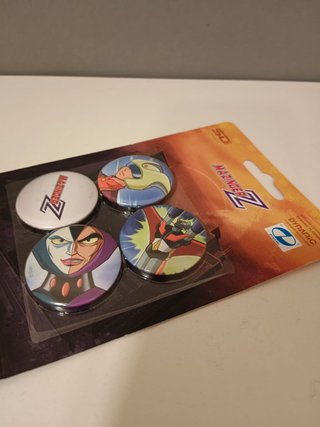 MAZINGER Z-2 SETS- 8 CHAPAS OFICIALES NUEVAS
