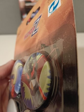 MAZINGER Z-2 SETS- 8 CHAPAS OFICIALES NUEVAS