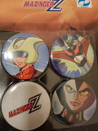 MAZINGER Z-2 SETS- 8 CHAPAS OFICIALES NUEVAS