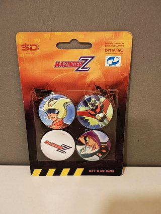 MAZINGER Z-2 SETS- 8 CHAPAS OFICIALES NUEVAS