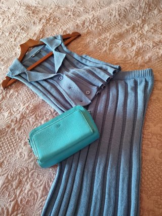 Conjunto punto Zara azul