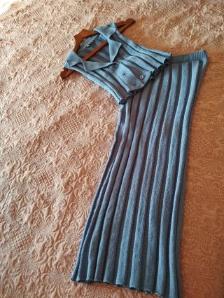 Conjunto punto Zara azul