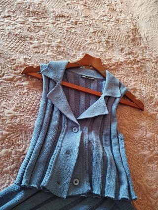 Conjunto punto Zara azul