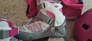 Patines en línea Oxelo Talla 38-41 + Casco y Bolsa