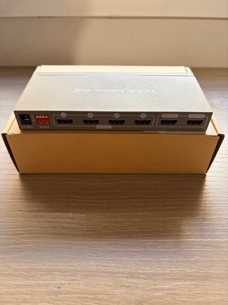 Switch HDMI 4x2 4K 60Hz HDR ARC + Óptico + Jack 3
