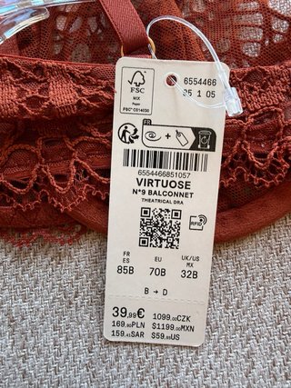 Conjunto Etam Virtuose sujetador y bragas