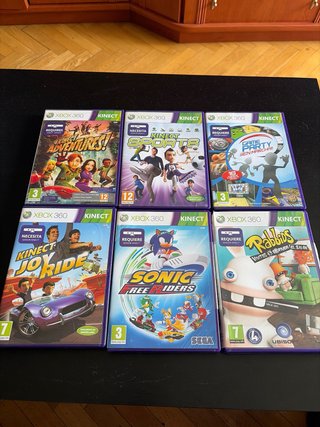 Kinect Xbox 360 con 6 juegos