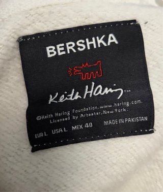 Sudadera Bershka Keith Haring Roja y Blanca